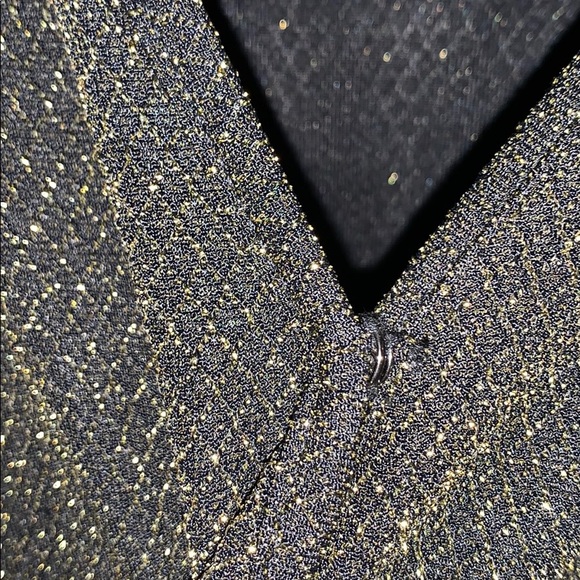 Black and Gold Sequin Romper. - Picture 4 of 4